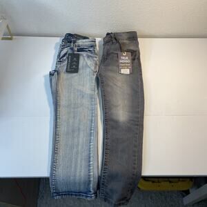 Boys Size 5 Jeans Lot NWT Steve's Jeans True Indigo Stretch Slim Fit Denim 2P
